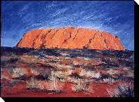 Australian outback paintings - The Olgas